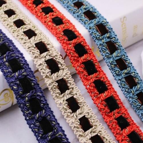 10 yards New designs knitted Cashmere braid small-flavor-style, diy braid lace trim ribbon, clothing garment ribbon decoration