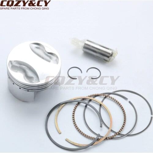 4 Valves 61mm 63mm Big Bore High Quality Piston & Piston Ring for GY6 152QMI 157QMJ 4V