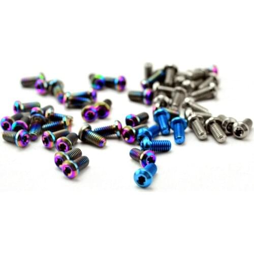 4pieces Cold Steel Cutter Screw Titanium Alloy COLD STEEL Shank Screw Titanium Alloy Nail Cold Steel Back Clamp Screw