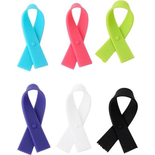 6PCS/set Silicone Scarf Type Bottle Logo Wine Glass Decorations Glass Wine Label Recognizer Tea Mug Cup Marker