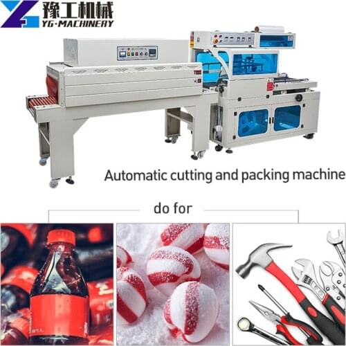 L-Type Automatic Film Sealing and Cutting Machine Thermal Contraction Packing Machines for Heat Shrinking Film