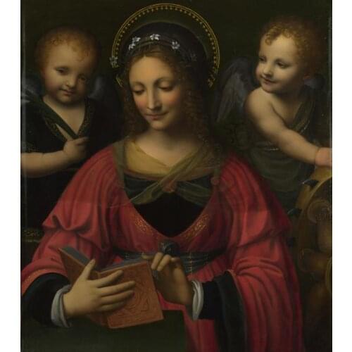 Free shipping religious figures virgin Mar canvas prints oil painting classical angel printed on canvas decoration picture