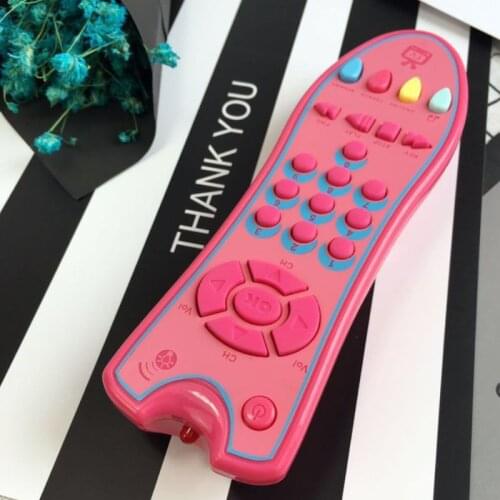 Baby Music TV Mobile Phone Remote Control Electric Numbers Learning Educational Kids Toy Gift Y4UD