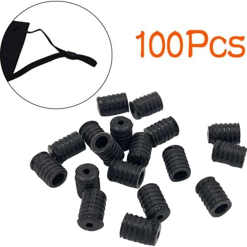 50/100PCS Cord Locks Toggles For Drawstrings Elastic Cord Adjuster Non Slip Stopper Dropshipping DIY Mask accessories