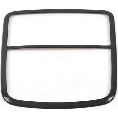 Car Roof Reading Light Cover Trim Decor Frame for Honda CRV CR-V 2017-2021 Carbon Fiber ABS Sticker Accessories