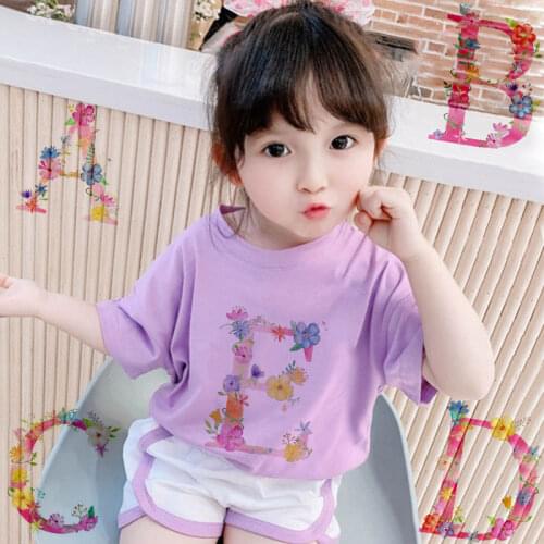 Summer 2021 Kids Boys Girls Birthday T-shirt Short Sleeved T Shirt Size 1 2 3 4 5 6 7 8 9 Year Children Party Clothing Tees Top