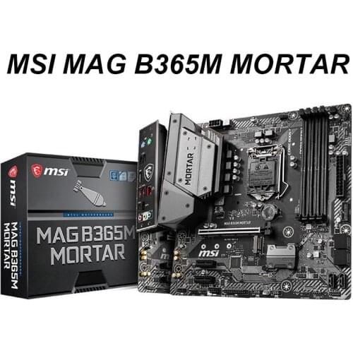 New For MSI MAG B365M MORTAR Motherboard LGA 1151 USB3.0 PCI-E X16 For Intel B365 B365M DDR4 64G Desktop Mainboard