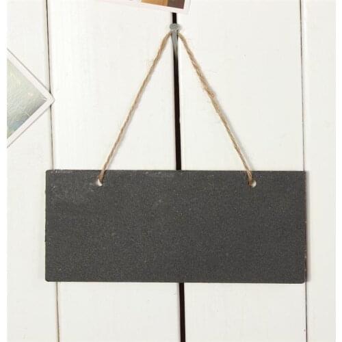 Mini Wooden Blackboard Chalkboard With Hang String Memo Message Sign Events Party Supplies Favors Party Design Decorative Crafts