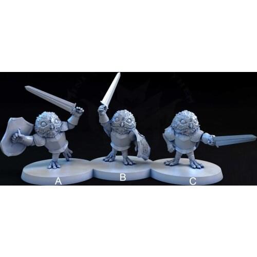 56mm Resin Model Bird Warrior Figure Unpainted No Color