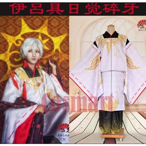 [Customize]Anime Yume Dream 100 Princes Irogu Awaken Saiga Kimono Suit Uniform Halloween Carnival Cosplay Costume For Adult NEW