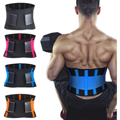 Waist Support Belt Back Brace Trainer Trimmer For Men Women Gym Waist Protector Lumbar Power Weight Lifting Squat Fitness