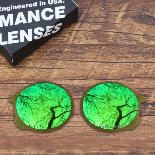 ToughAsNails Resist Seawater Corrosion Polarized Replacement Lenses for Oakley Tailend Sunglasses Green Mirrored