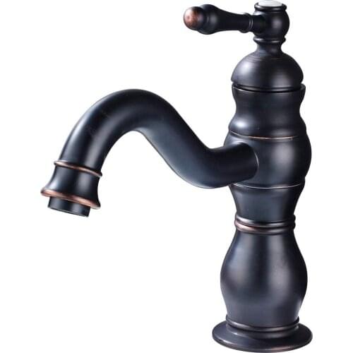 Hole Bathroom Basin Faucet Swivel Spout Vanity Sink Mixer Tap Oil Rubbed Bronze