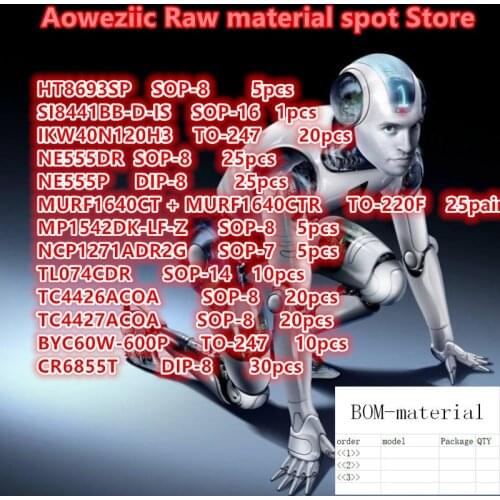 BOM Specialized Electronic Components (Check the Bill of Material Price, Join the Shopping Cart)