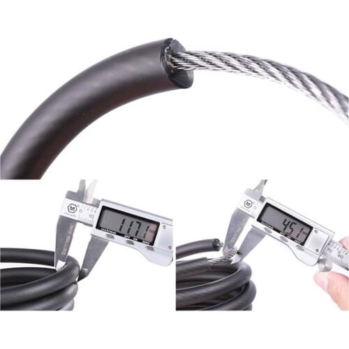 WHEEL UP Bike Lock Anti Theft Steel Wire Safe Bicycle Lock quality MTB Road Bicycle Lock 1.2m 1.5m 1.8m 2021 Brand New