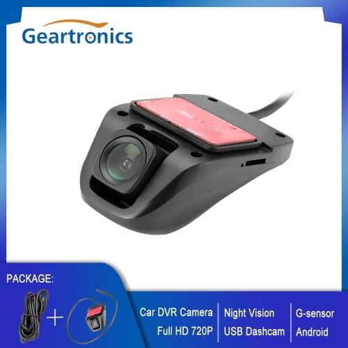 Mini Car DVR Camera Dashcam Full HD Video Registrator Recorder G-Sensor Night Vision Dash Cam Android System USB DVR Original