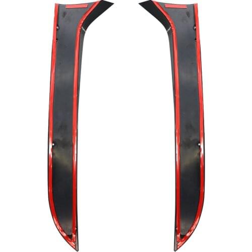 1 Pair Car Tail Deflector Rear Side Spoiler Window Visor Rain Guard Replacement for Tiguan MK1 2007-2016