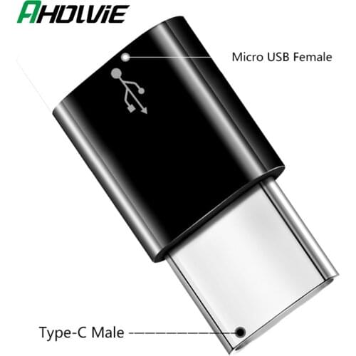 USB C OTG Adapter Type C to Micro USB Charger Cable Converter for Macbook Pro Samsung Galaxy S10 S9 Huawei Xiaomi Type-C USB OTG