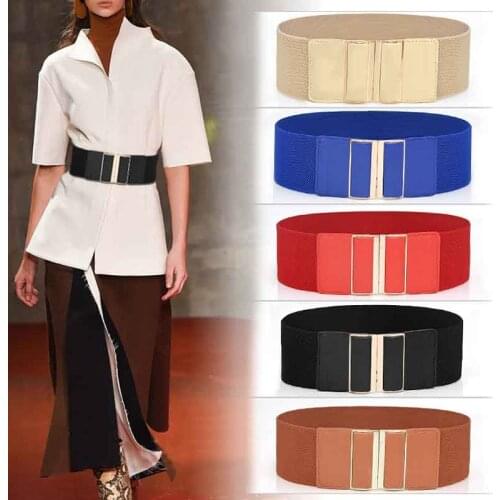 New Design Cummerbund Vintage Wide elastic Women Belts Jeans Cummerbunds Party Costume Belt cinturon ancho mujer corset femme