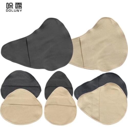 1PC Cotton Protective Cover Sweat-absorbent Breathable Lightweight Silicone Breast Breast Form Case Protection Sleeve D40