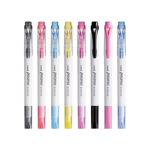 1Pc UNI PROPUS double-headed highlighter PUS-103T soft student hand account graffiti color marker Student Art Supplies
