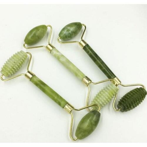 100pcs Green Roller Massager Eye Neck Health Care Thin Face Beauty Skin Care Tools brushes