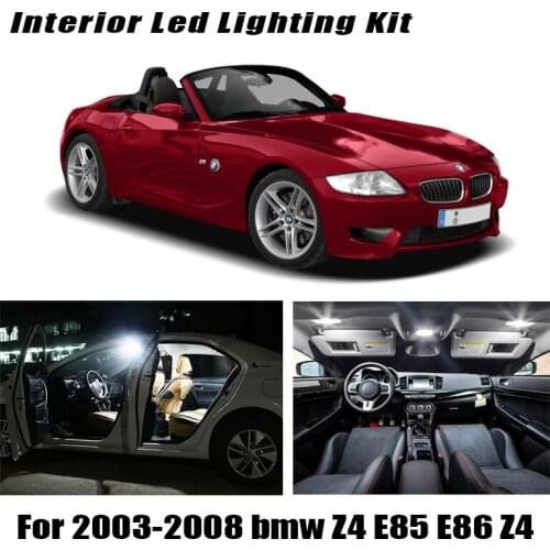 14 X canbus Error free LED reading lamp Interior dome Light Kit for 2003-2008 bmw Z4 E85 E86 Z4 roadster coupe convertible