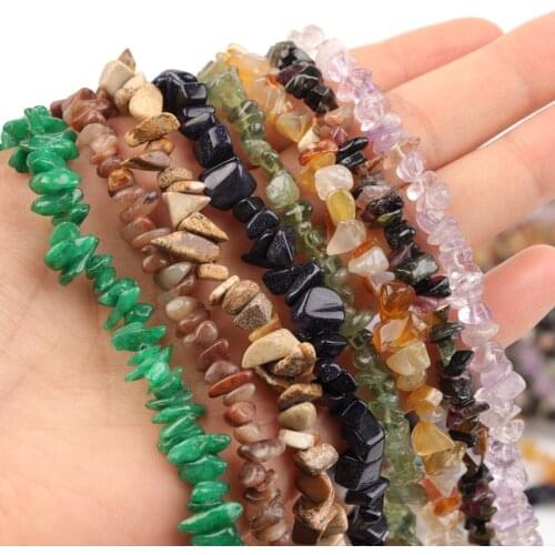 220pcs/lot 5-8mm Natural Kyanite Opal Quartz Freeform Chip Stone Beads For Christmas Gift DIY Necklace Bracelet Jewelry Making