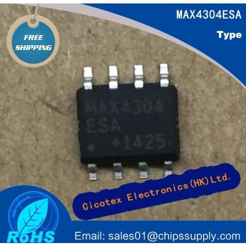 5pcs/lot MAX4304ESA MAX4304ESA+T SOP8 IC OPAMP VFB 740MHZ 8SOIC
