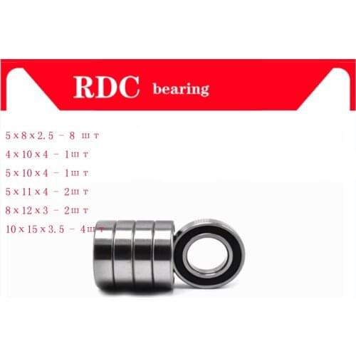 ABEC-5 rubber sealed miniature High quality deep groove ball bearing