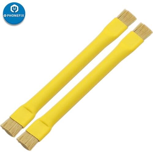 Double Head Anti static ESD safe cleaning brush hand tool BGA brush cleaner for iphone mobile phone PCB BGA Cleaning repair