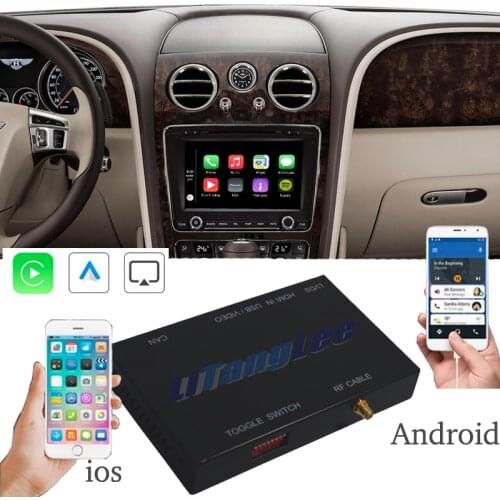 Car Camera Carplay Decoder Adapter For Bentley Flying Spur Mirror Link Display Android Auto Play 360 BirdView
