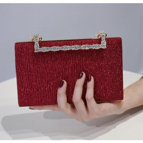 Purse Evening Handbags Party Dinner Bag Diamond Bridal Bag Banquet Dress Bag Ladies Shoulder Handbag European and American X806H