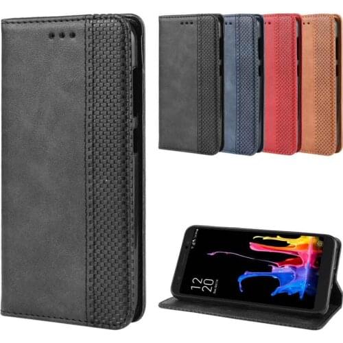 Leather phone case for Asus Zenfone Live L1 ZA550KL (G552KL) / Live L2 ZA550KL back Cover Flip card wallet with stand Coque
