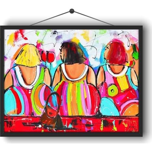 5D DIY Full Circle Diamond Embroidery Kit "Illustrator Characters" Mosaic Home Handmade Crafts Decorations Hanging Picture