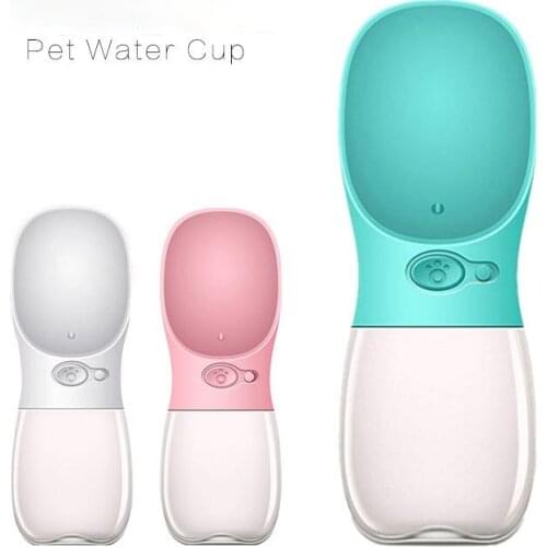 Portable Dog Water Bottle Cup Food Water Feeder Drinking Bowl Pets Outdoor Feeder Dispenser for Cat Accessories Cute Dog Bowls