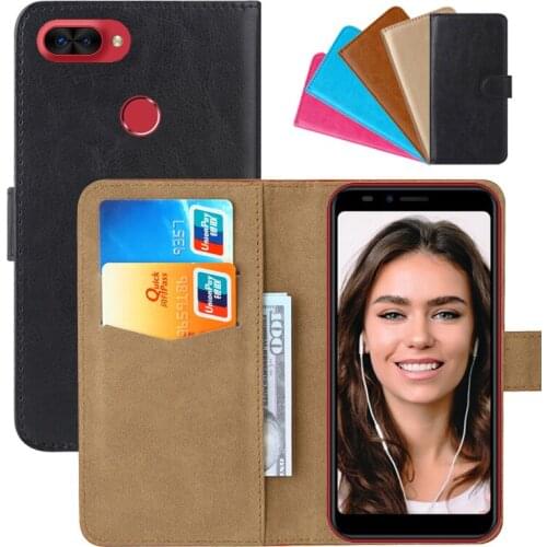 Luxury Wallet Case For INOI 5i Pro PU Leather Retro Flip Cover Magnetic Fashion Cases Strap