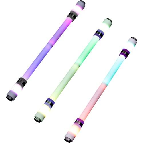 New Special Black Blue Purple 3 Spin Pen Led Rotary Playing Pen Flash Rolling Fingers Rotating Student Pen