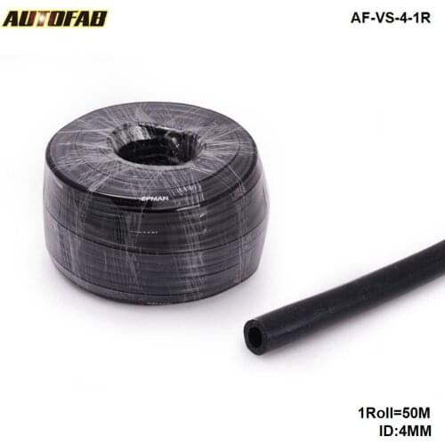 4MM x 50M Silicone Vacuum Vac Hose Pipe Tube Air Hose Pipe Black For Honda Civic Sedan 2012-15 AF-VS-4-1R