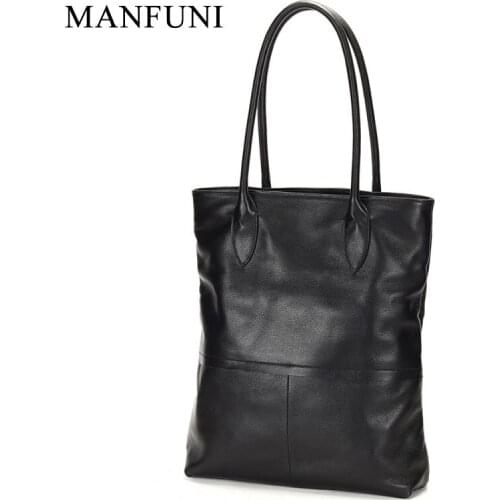 New Women Shoulder Bags 100% Genuine Leather Bucket Causal Tote High Quality Handmade Soft Cowhide Handbag Shopping Bag