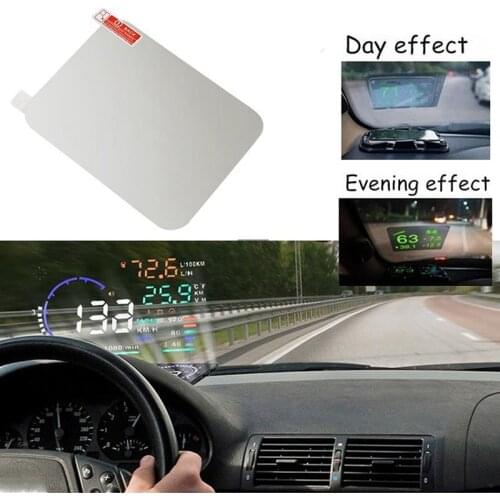 16*12CM Car OBD HUD Film Reflective Film Premium Screen Film Accessories Audio Universal Display Exclusive Film Sicker