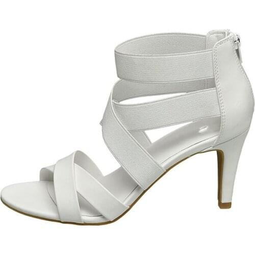 Women Latin Dance Shoes High Heel Elastic Salsa Ballroom Tango Dancing Boots Open Toes Soft/Rubber Soles Party Dance Shoes Women