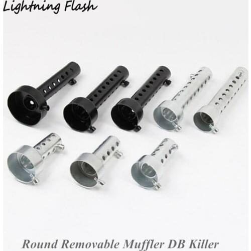 Universal 35 42 45 48 60 mm Stainless Steel Removable DB Killer Silencer with Spring Motorcycle Tail Pipe Modified Catalyst Tube