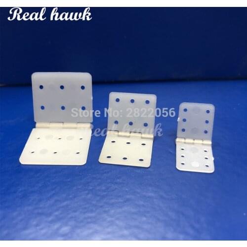 20pcs W12xL24/W16xL29/W20xL36mm Nylon & Pinned Hinge For RC Airplanes Model Aeromodelling Replacement RC parts free shipping