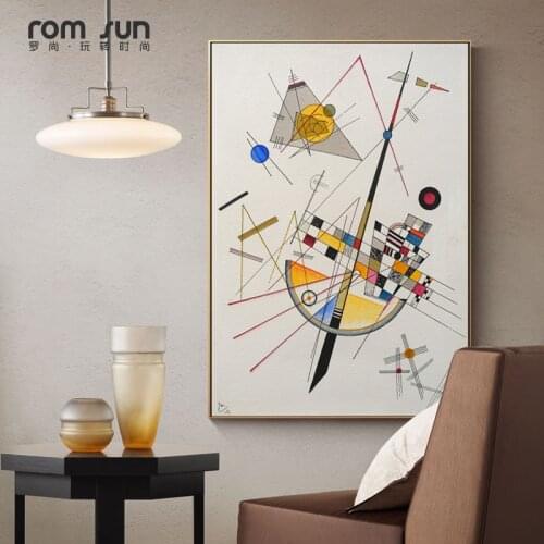 Famous Kandinsky Poster Abstract Geometry Canvas Painting Classic Wall Art Pictures For Living Room Modern Print Home Decoration
