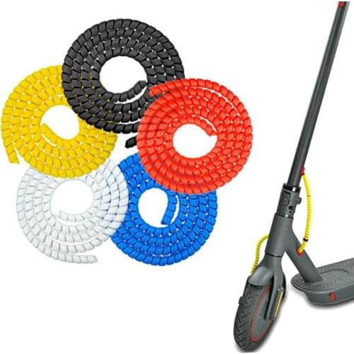 1m For XIAOMI M365/PRO Electric Scooters Line Organizer Wire Protector Winding Tube Cable Protection Wrap Tool Pipe Spiral