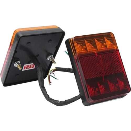 1 pcs 12V Car Truck LED Rear Tail Light Warning Lights Rear Lamps Taillight