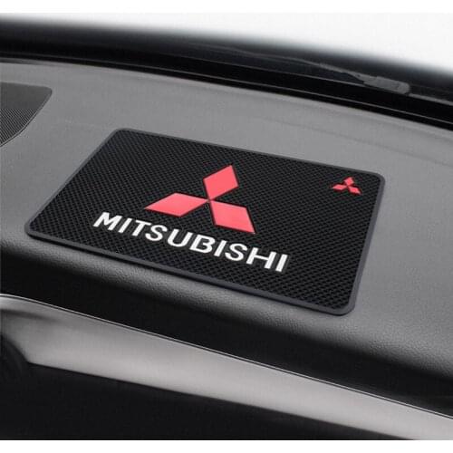 1PCS Car Non-Slip Mat Auto Dashboard Phone Anti-Slip Mat For Mitsubishi Lancer 10 3 EX Outlander 3 ASX L200 Styling Accessories