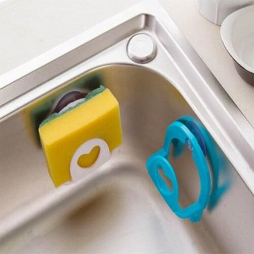 2PCS Suction Cup kitchen Sink Sponge Shelf Rack Holder Multi-functional Bathroom Shelf Towel Soap holder Kitchen Organizer