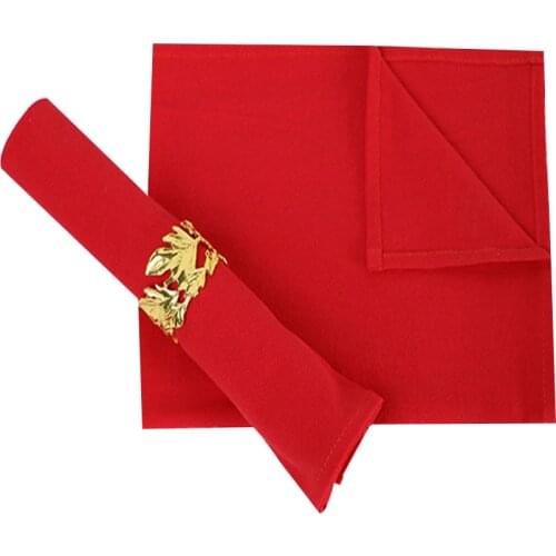 24 By 24 Inches Soft Durable Square Cotton Dinner Napkins,Kitchen Tea Towels,For Cocktail Party,Wedding Christmas Decor 4PCS